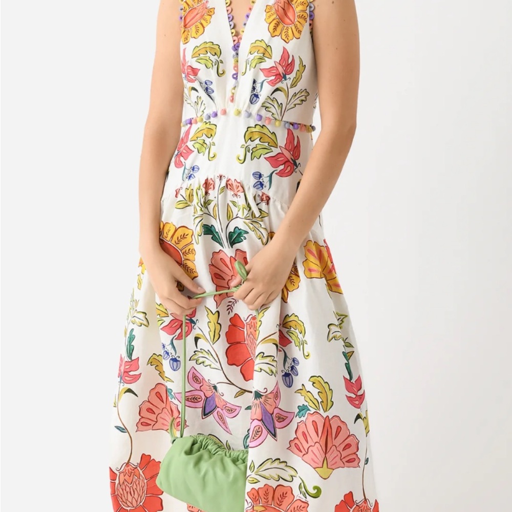 Farm Rio insects tapestry maxi dress